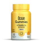 Ocean Gummies Vitamin D3 علكات قابلة للمضغ فيتامين د3 بنكهة البرتقال