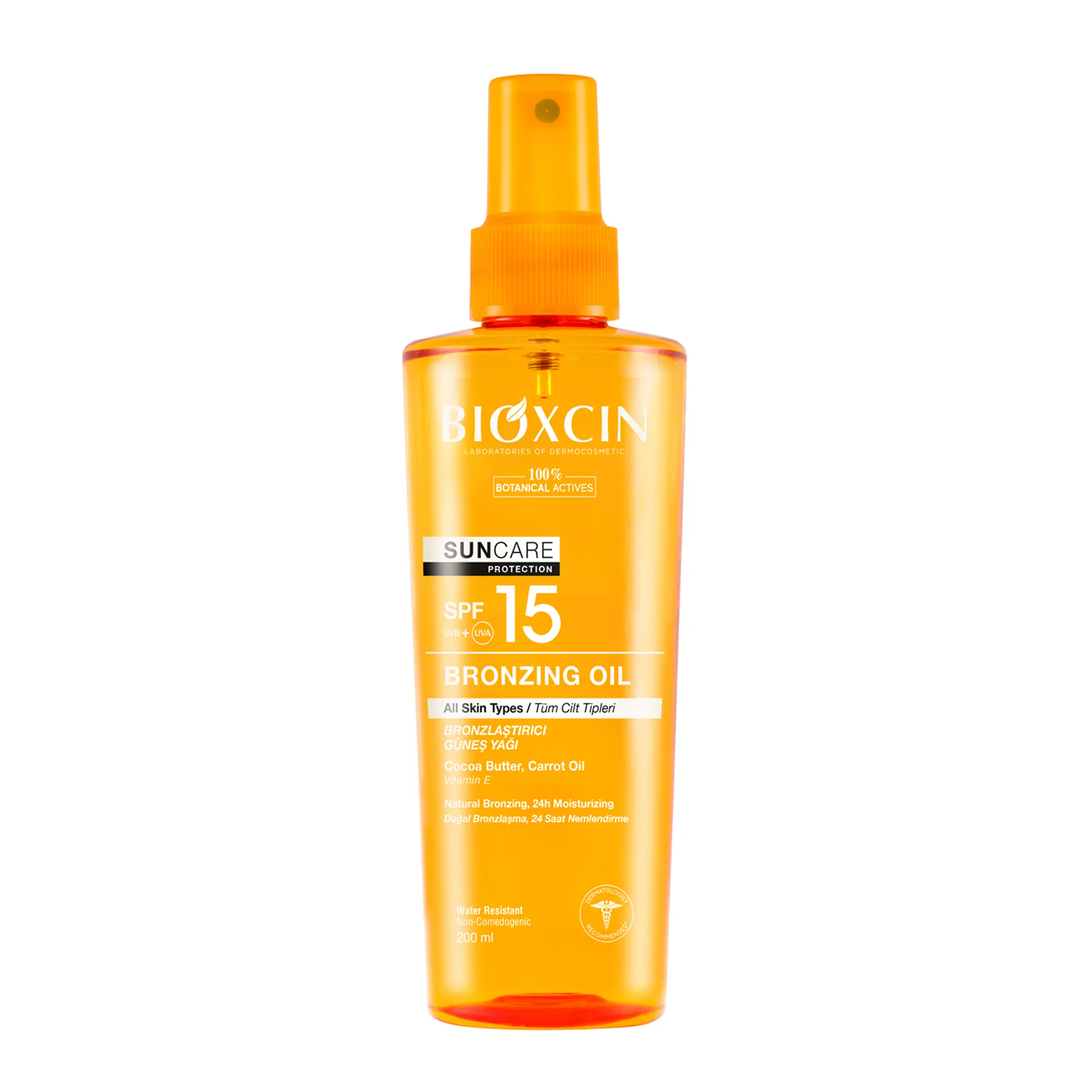 bronzing-oily زيت برونزي من مجموعة Bioxcin Sun Care - الصورة 1
