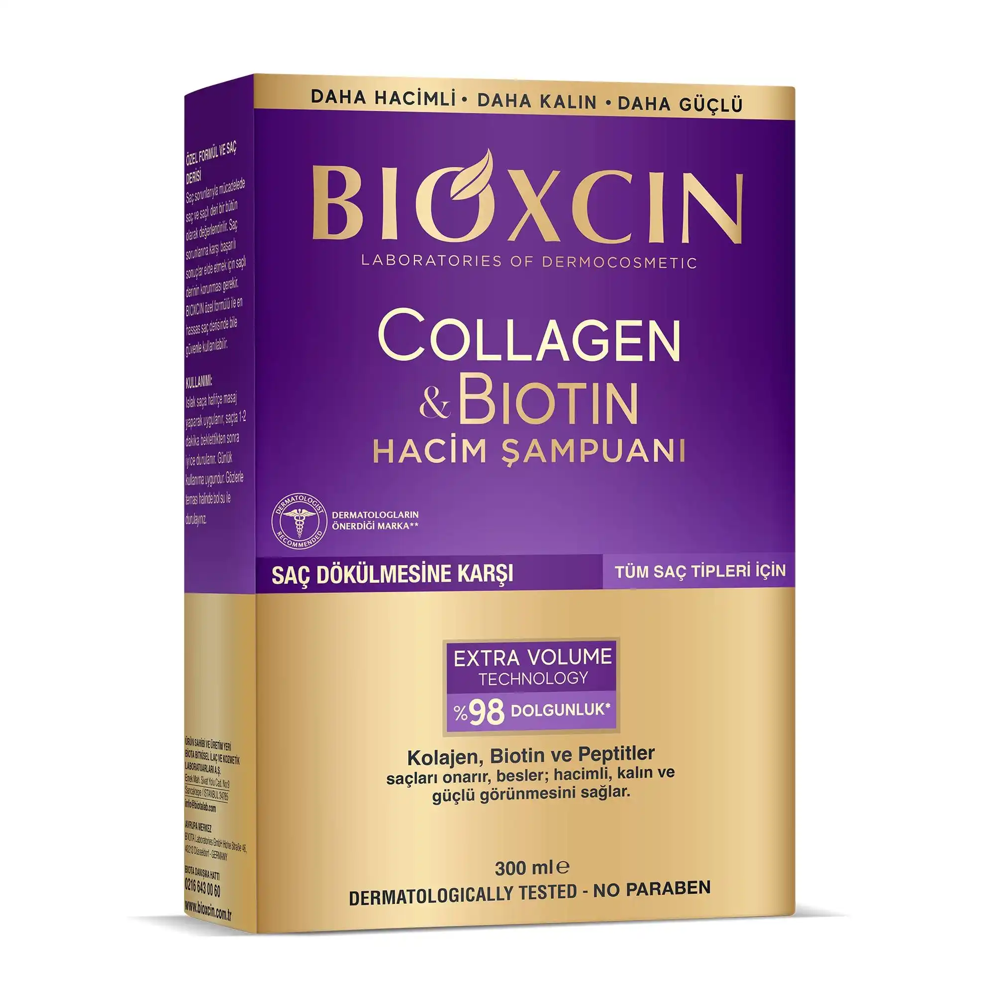 urunler-collagenbiotin-sampuan شامبو الكولاجين والبيوتين لتكثيف الشعر - الصورة 1