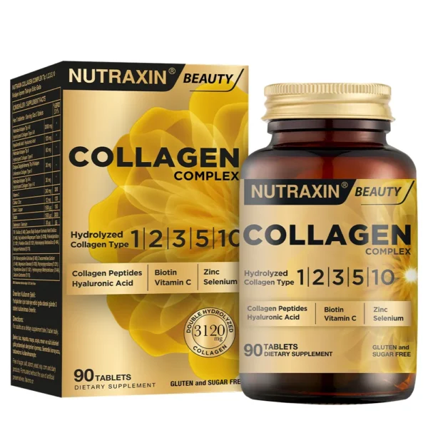 Nutraxin Collagen Complex – أقراص الكولاجين المركّب (90 قرص)