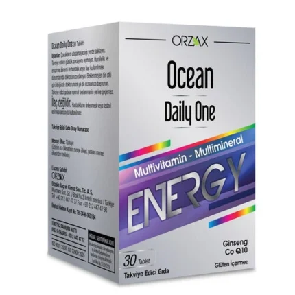 حبوب مجمع الفيتامينات والمعادن Daily One Energy من أورزاكس 30 قرص