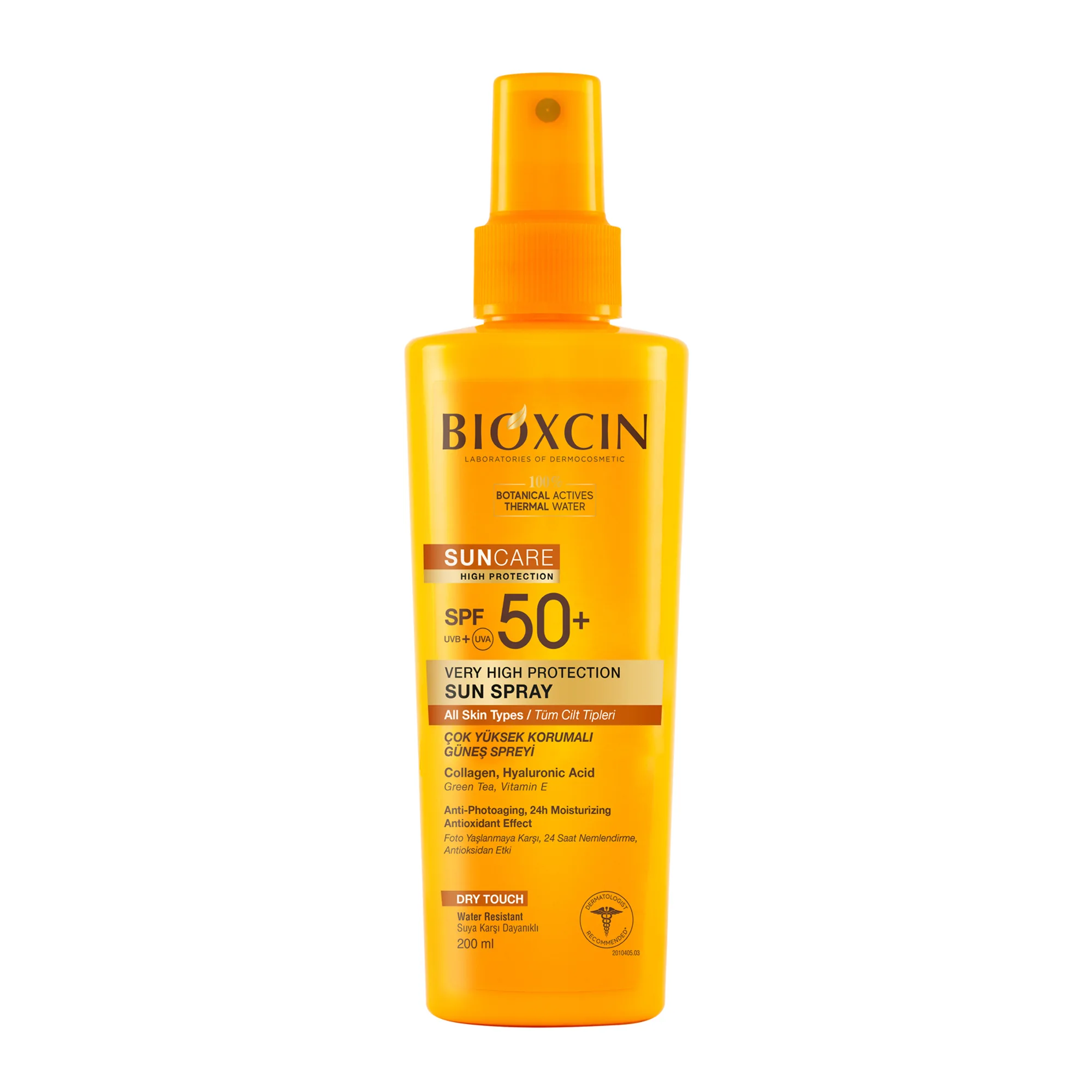 sun-spray.webp Bioxcin Sun Care SPF 50+ Sunscreen Spray - Image 1