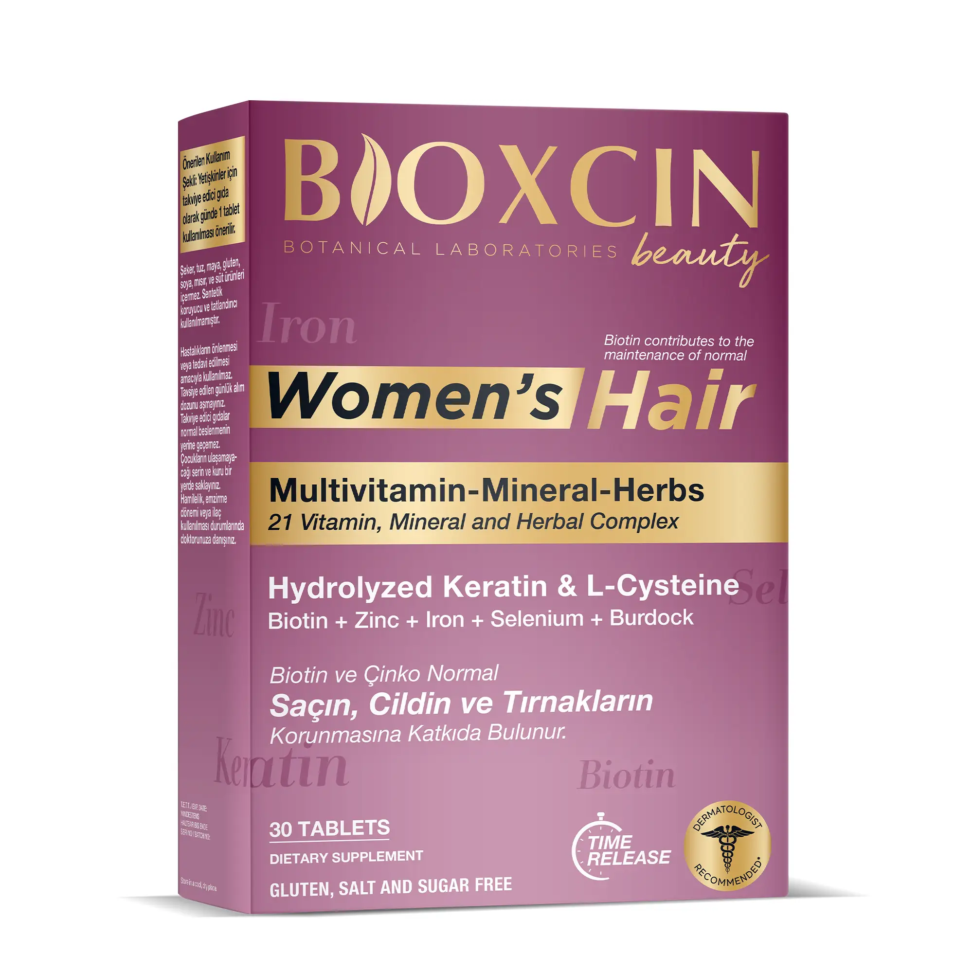 urunler-kadintablet.webp Bioxcin Women's Hair Tablet – 30 Tablets - Image 1